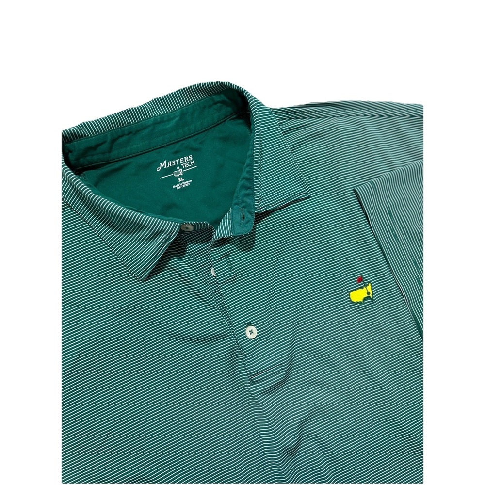 Masters Tech Augusta National PGA Performance Golf Polo Shirt Size XL